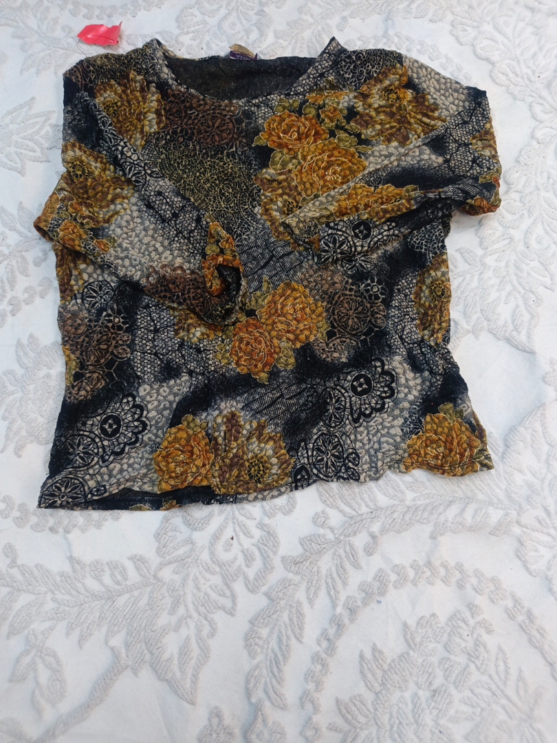 Floral Print Long Sleeve Top