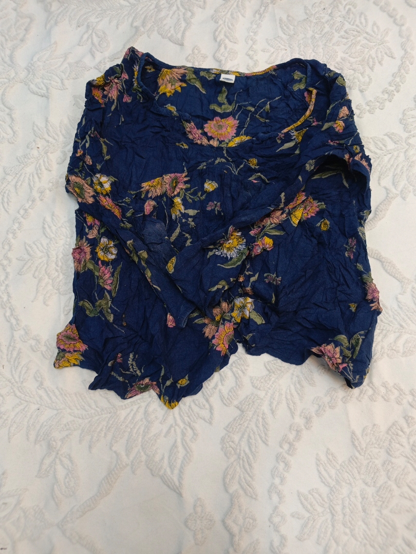 Top a maniche lunghe con stampa floreale Old Navy
