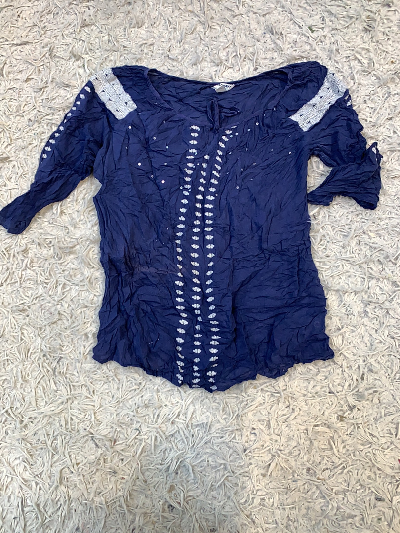 Chemisier en bleu Old Navy orné