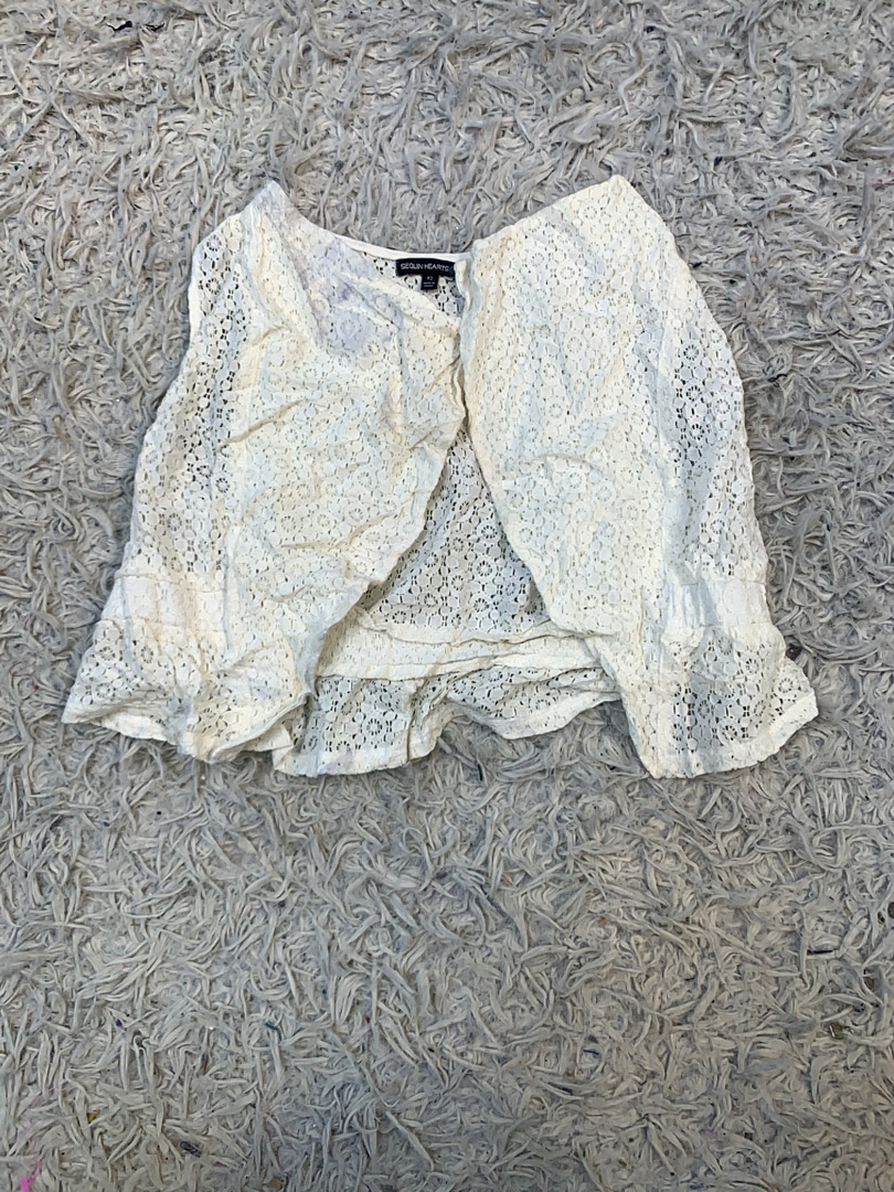 Sequin Hearts Girl Lace Bolero