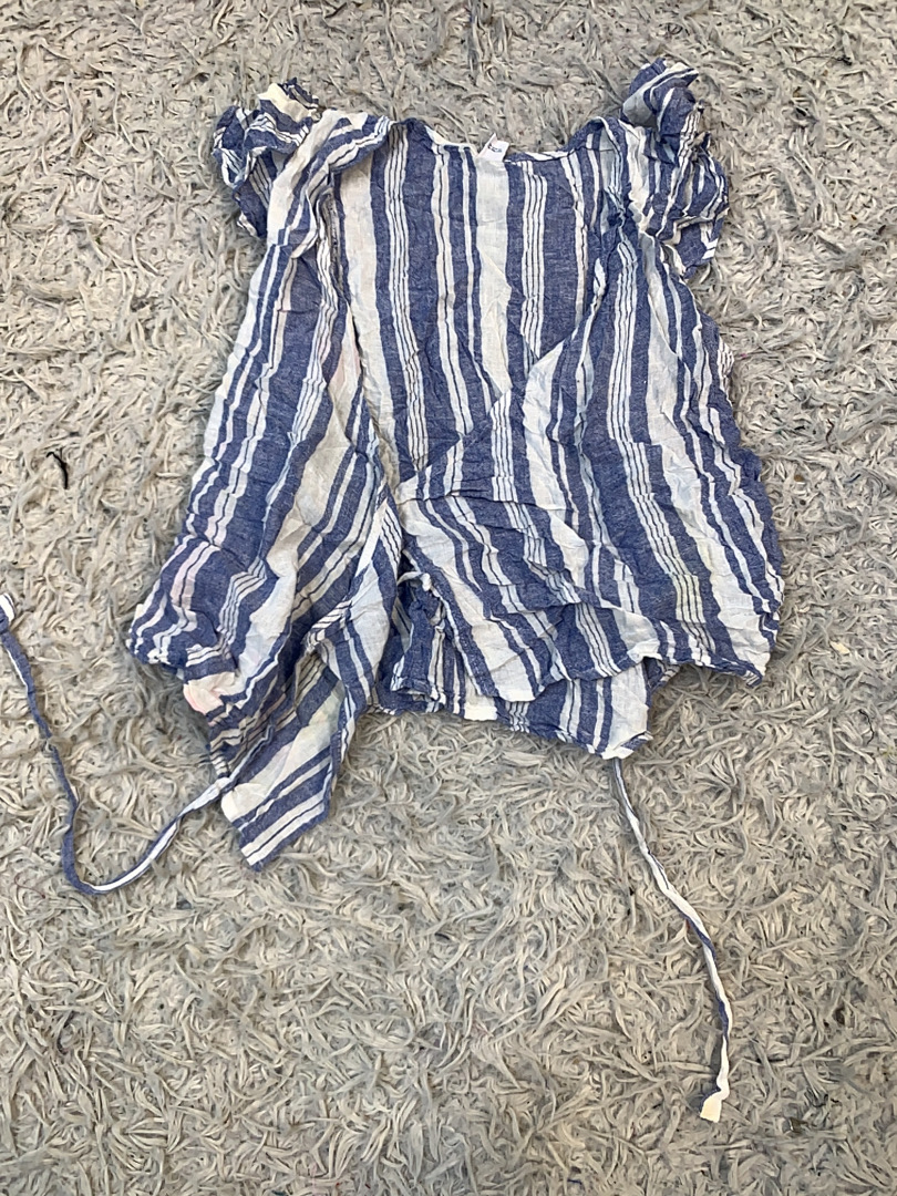 Striped Off-Shoulder Blouse