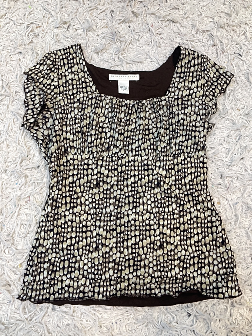 Geoffrey Beene Sport Printed Blouse