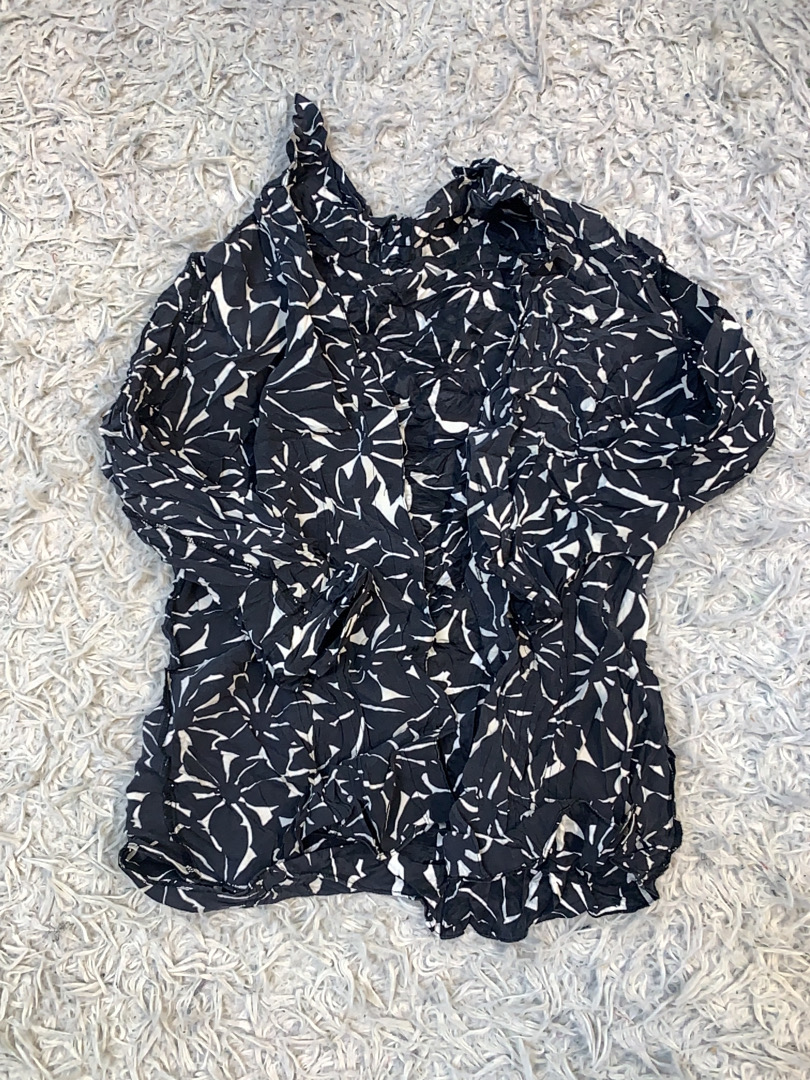 INC International Concepts Black and White Floral ..