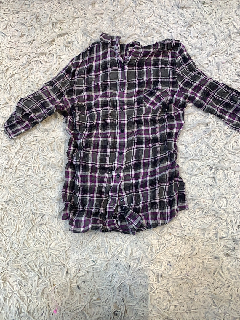 Costa Blanca Plaid Button-Up Shirt
