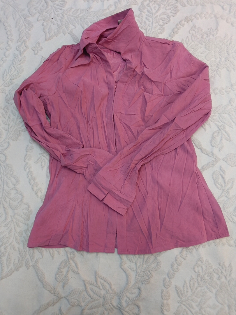 Reitmans Pink Button-Up Shirt