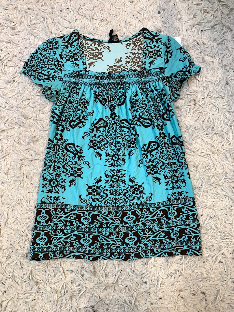 New Directions Printed Mini Dress