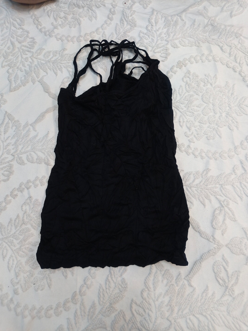 Love Charm Black Cami Top