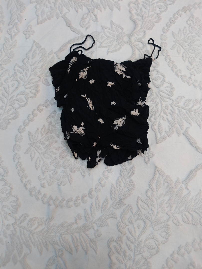 Something Navy Floral Print Cami Top