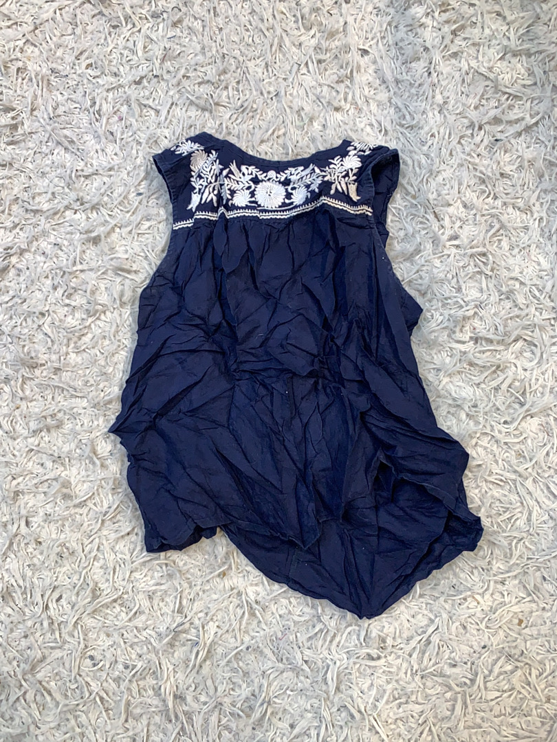 J. Crew Embroidered Tank Top