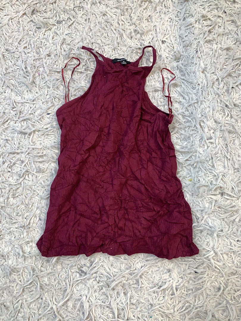 Ambiance Burgundy Halter Top