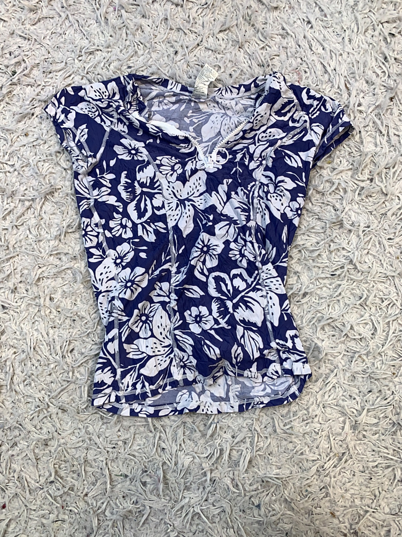 Blouse with Floral Pattern