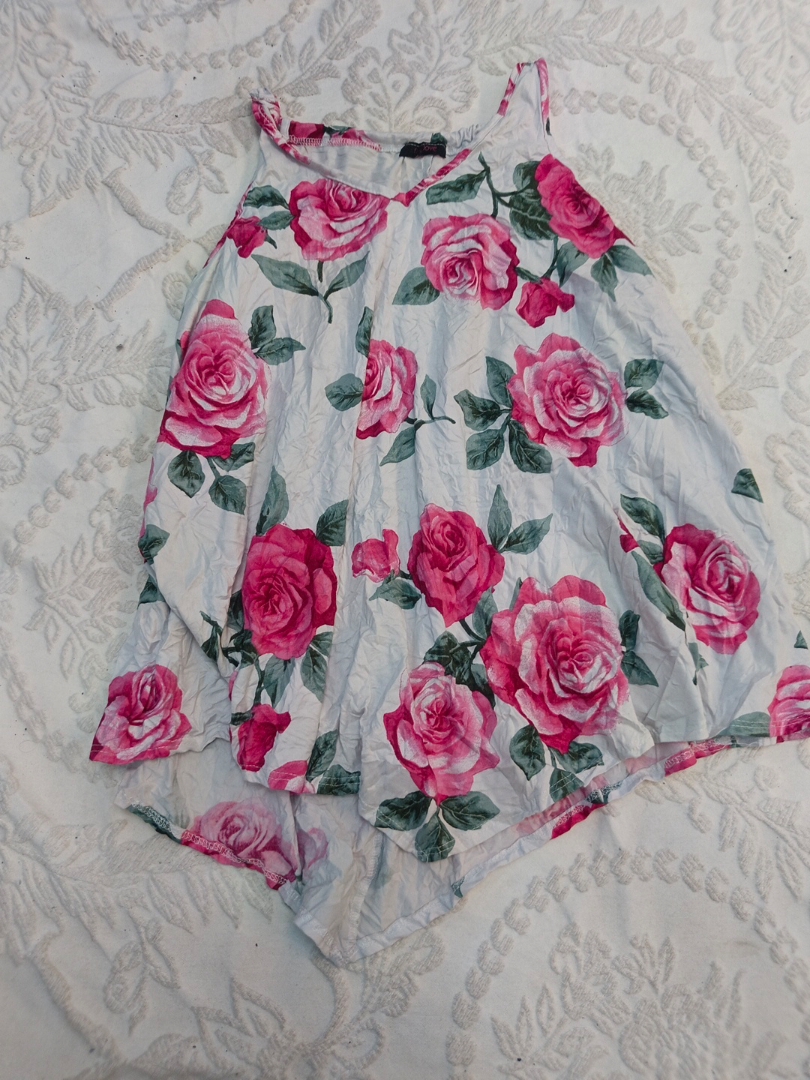 Romper with Floral Pattern