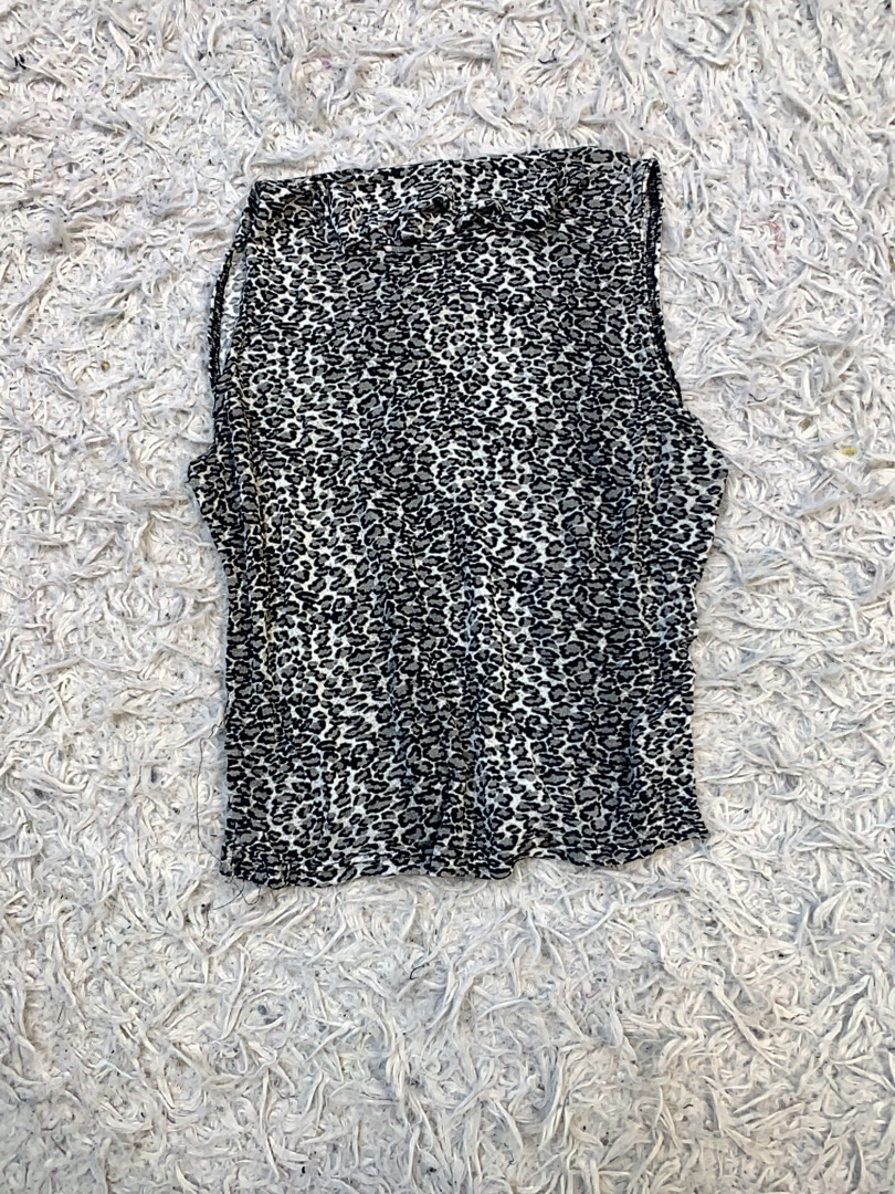 Animal Print Sleeveless Top