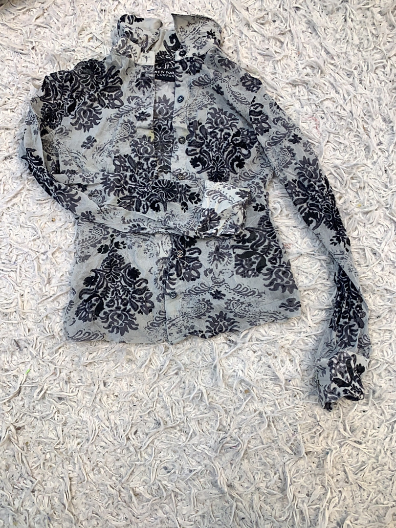 Blouse with Floral Pattern