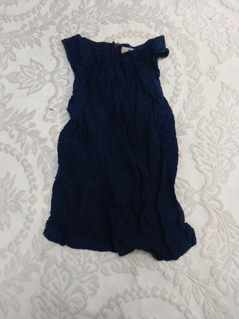 Women's Navy Blue Lace Top