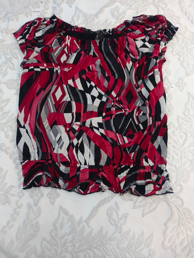 Top stampato da donna