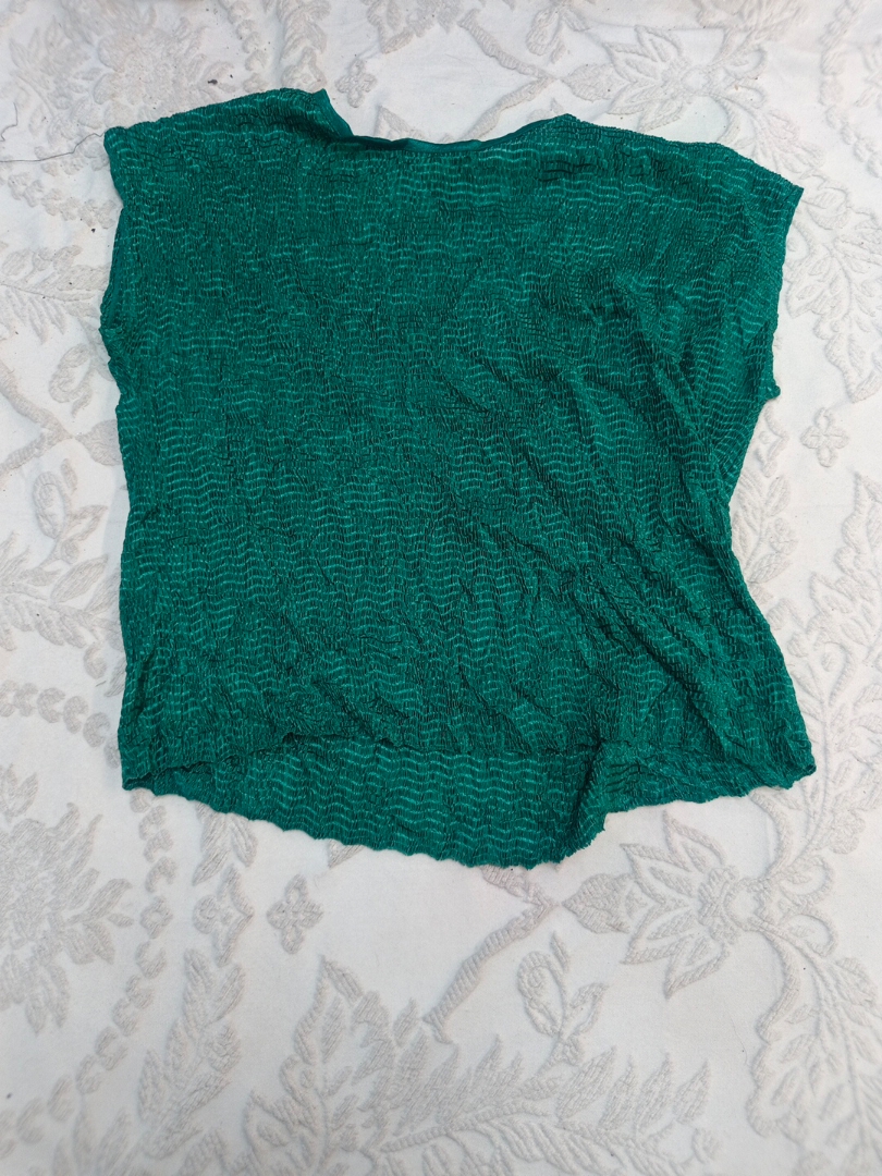 Top Verde Arricciato