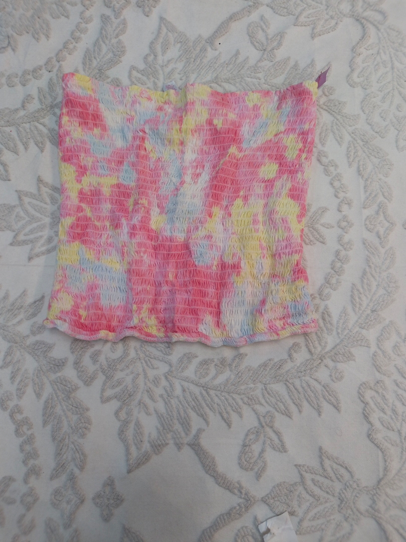 Pastel Tie-Dye Smocked Top