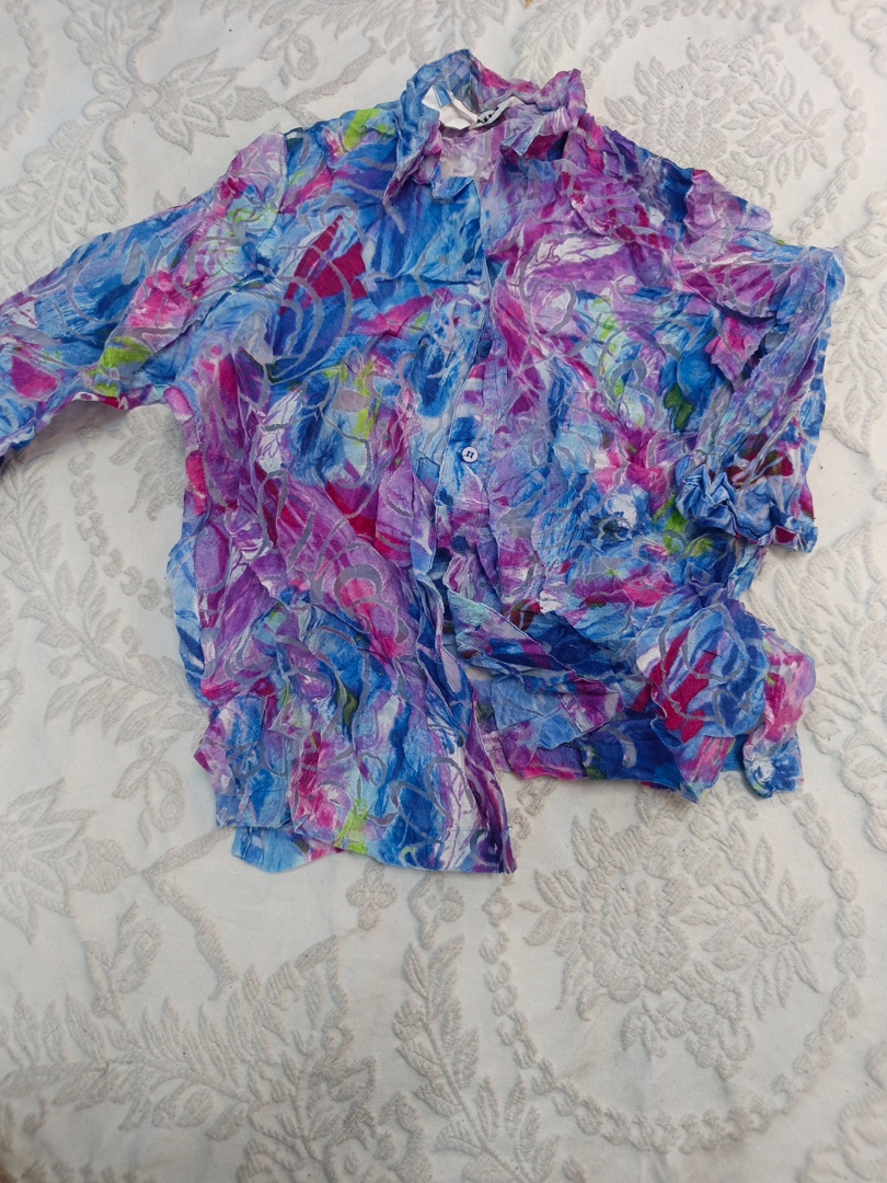 Blouse with Floral Pattern