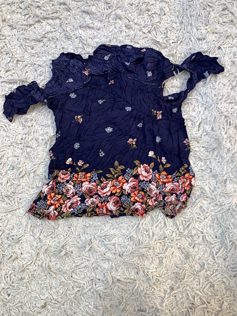 Blue Floral Top