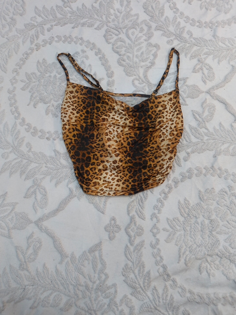 Animal Print Bandeau Top