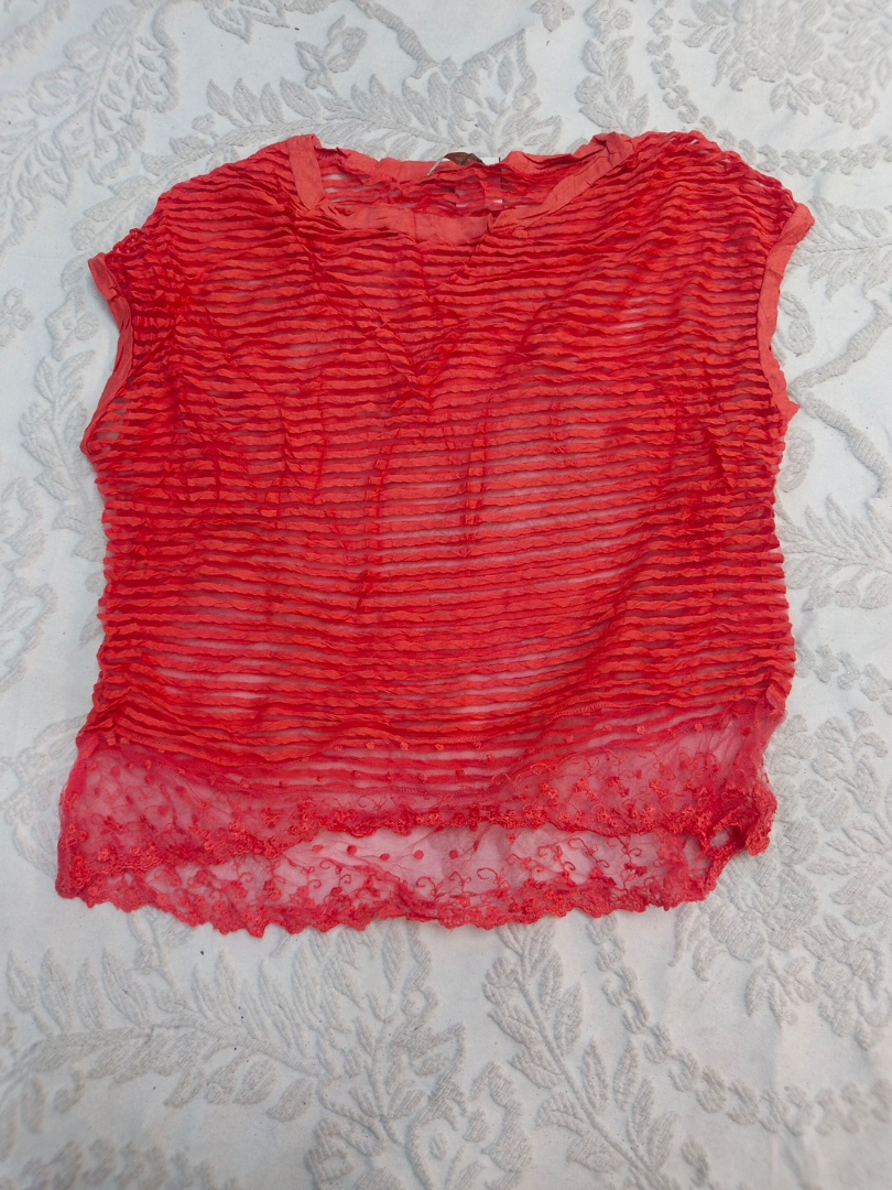 Women's Coral Blouse
