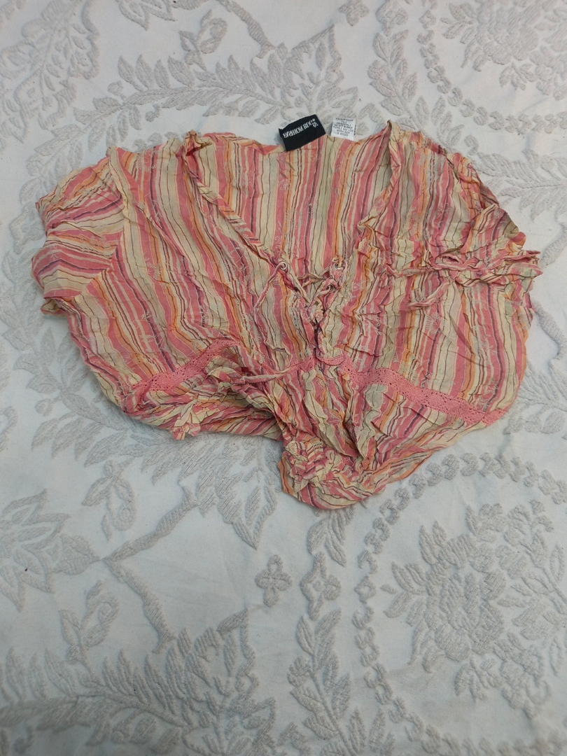 ストライプブラウス