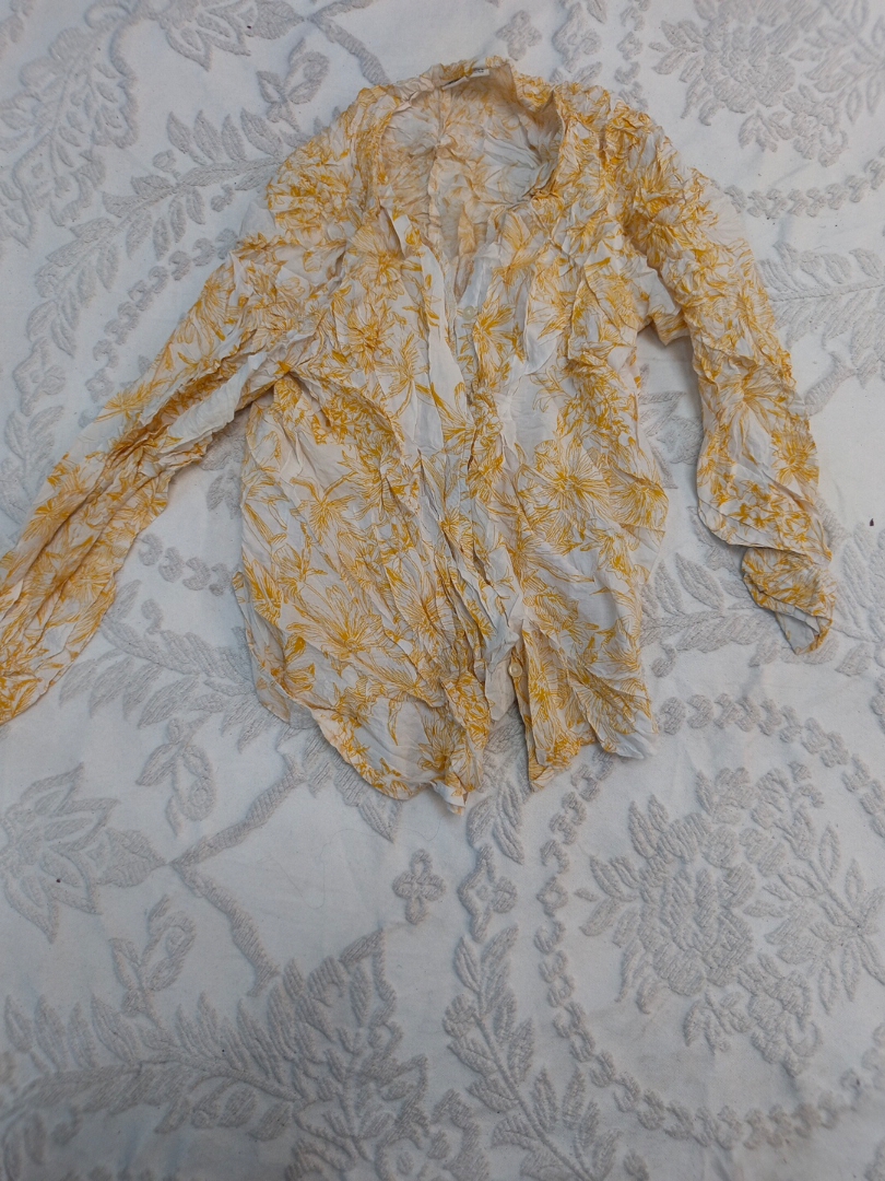 Yellow Floral Blouse