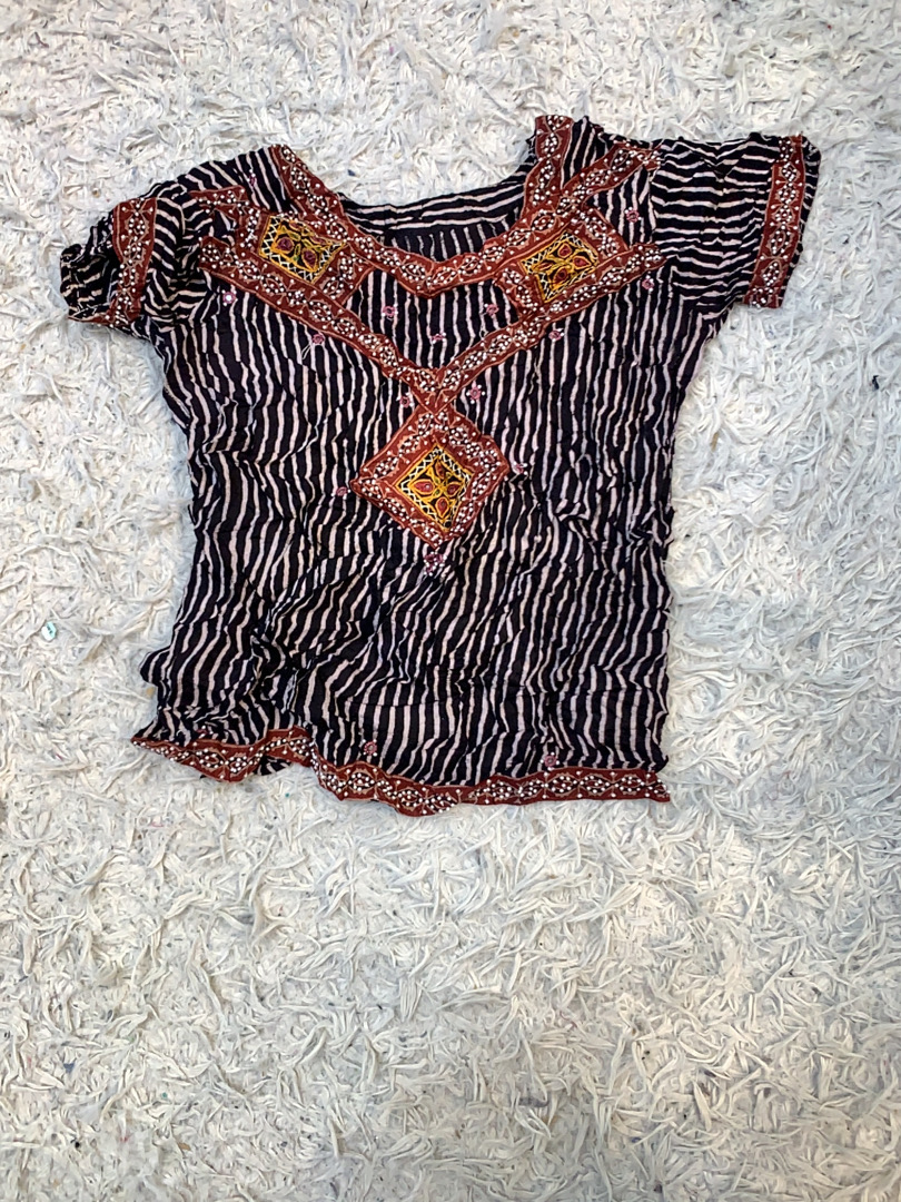 Embroidered Boho Top