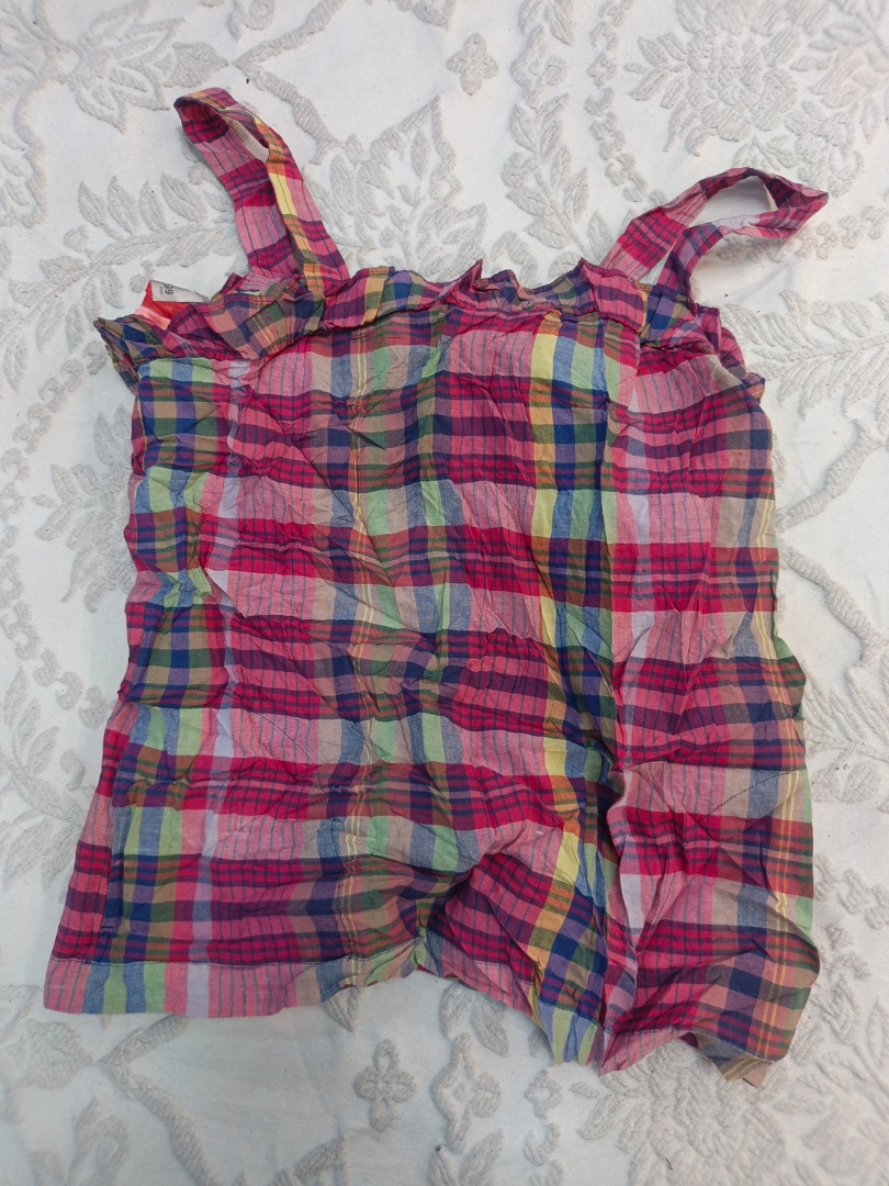 Multicolor Plaid Top