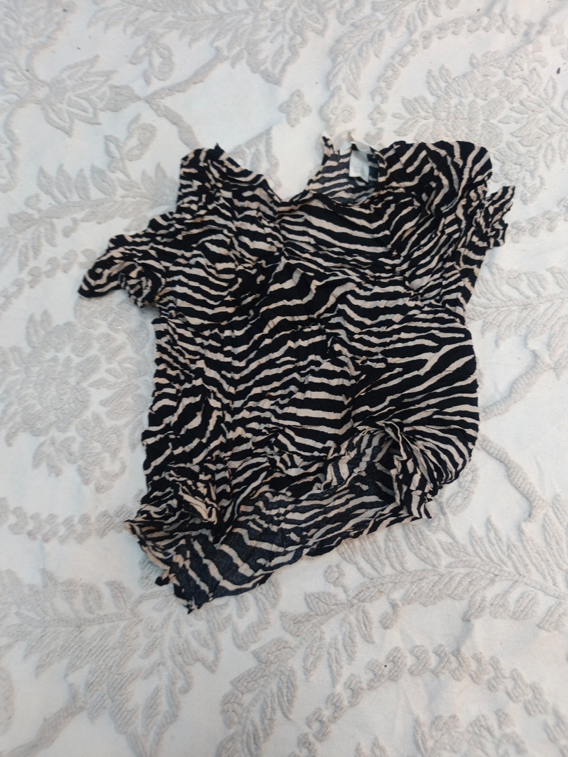 ゼブラプリントトップ