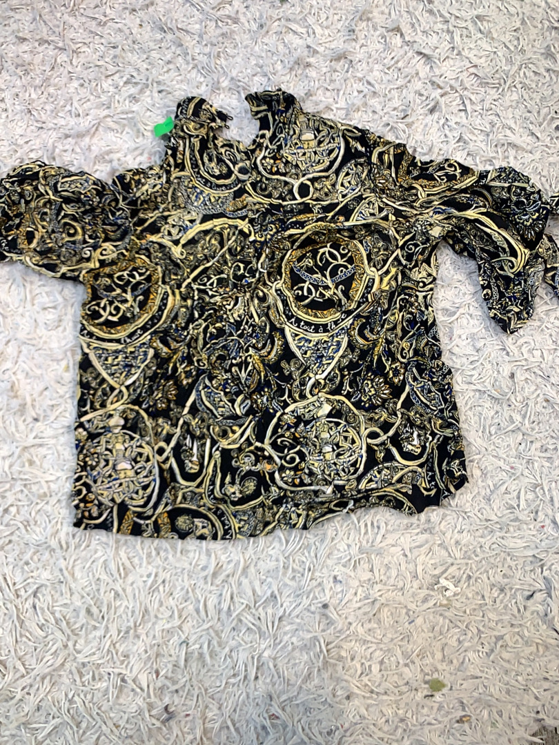 Blouse with Paisley Pattern