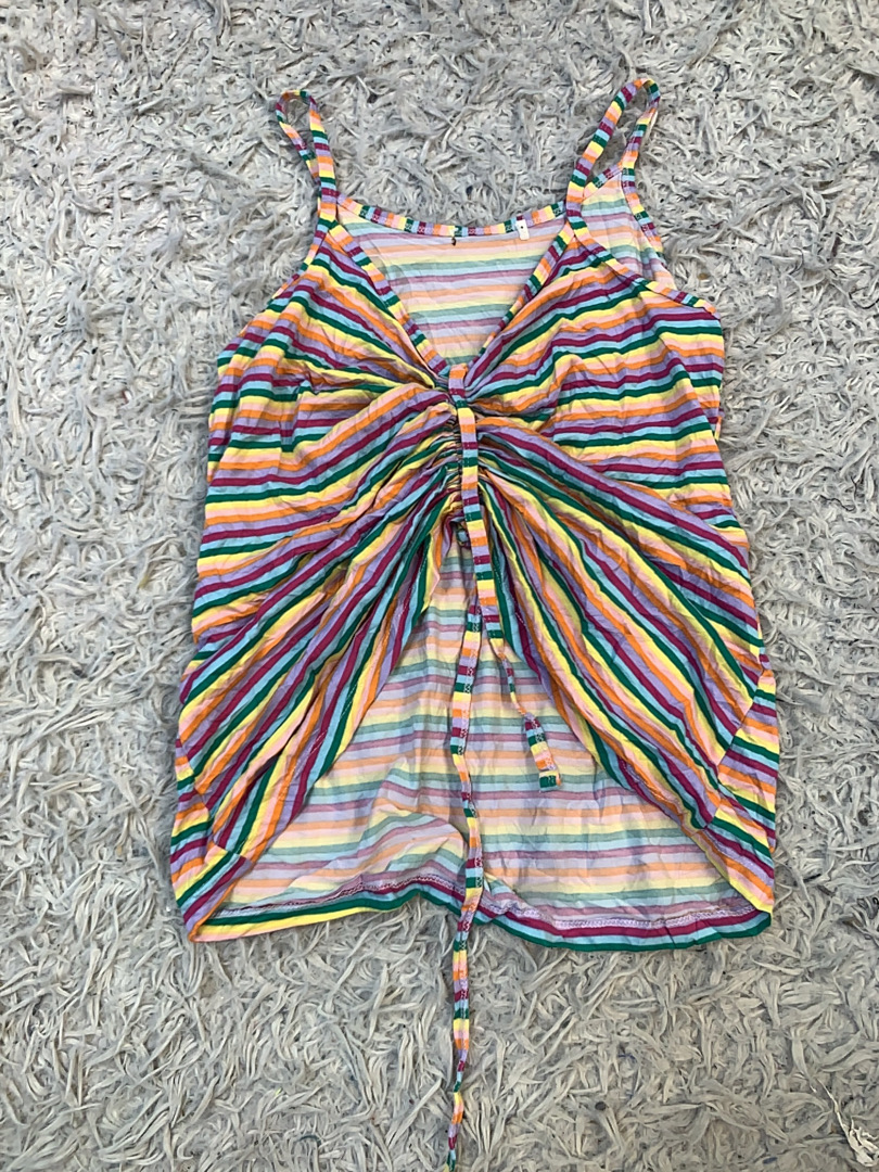 Multicolor Striped Romper