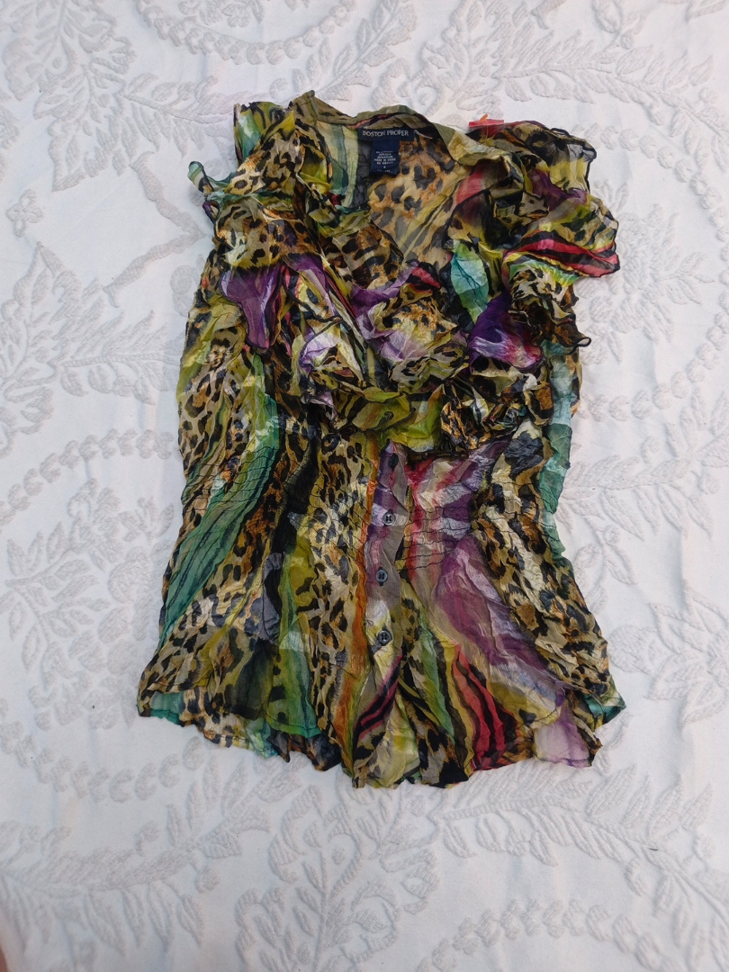 Scarf con stampa animale Boston Proper