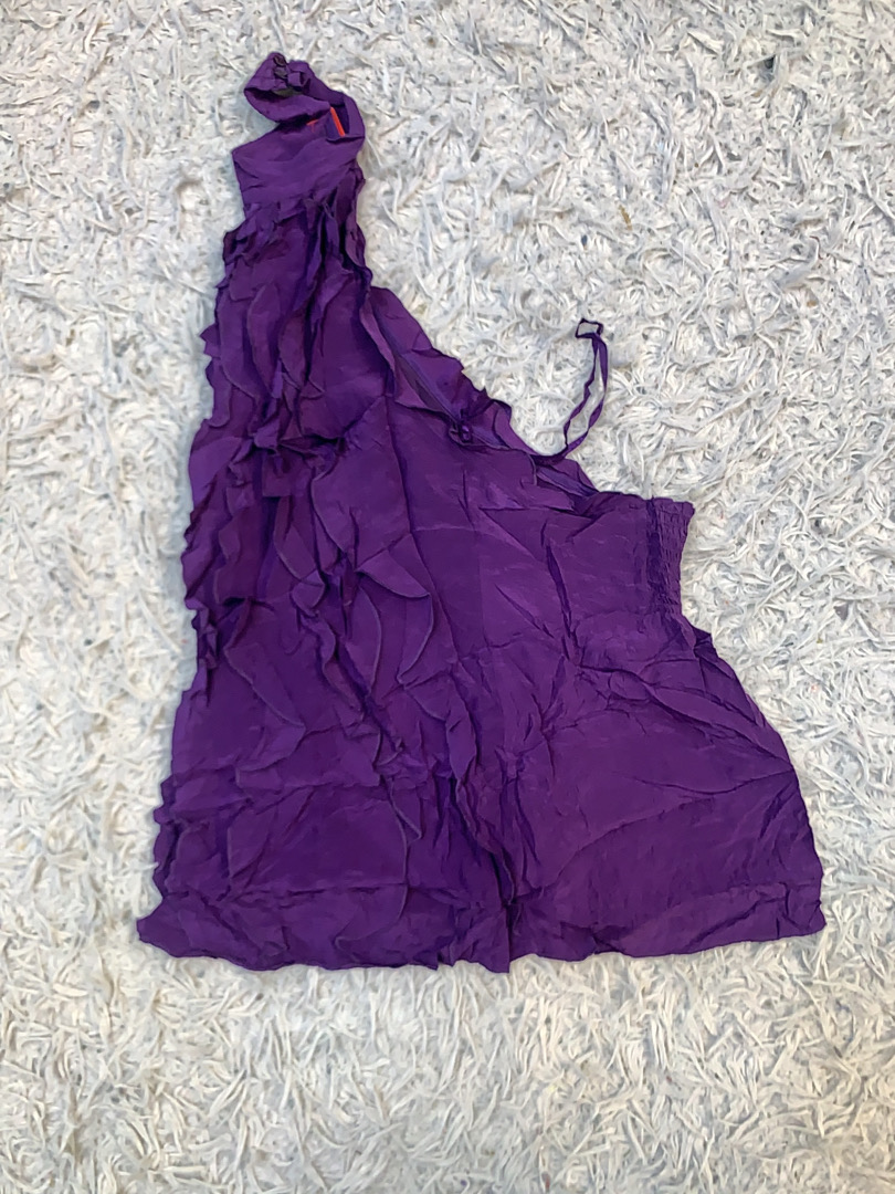 Ruffled Purple Dress