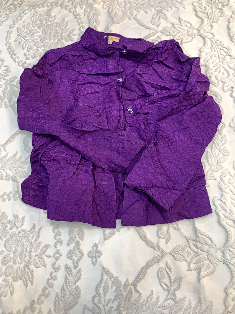 Camiseta de Manga Longa Roxa