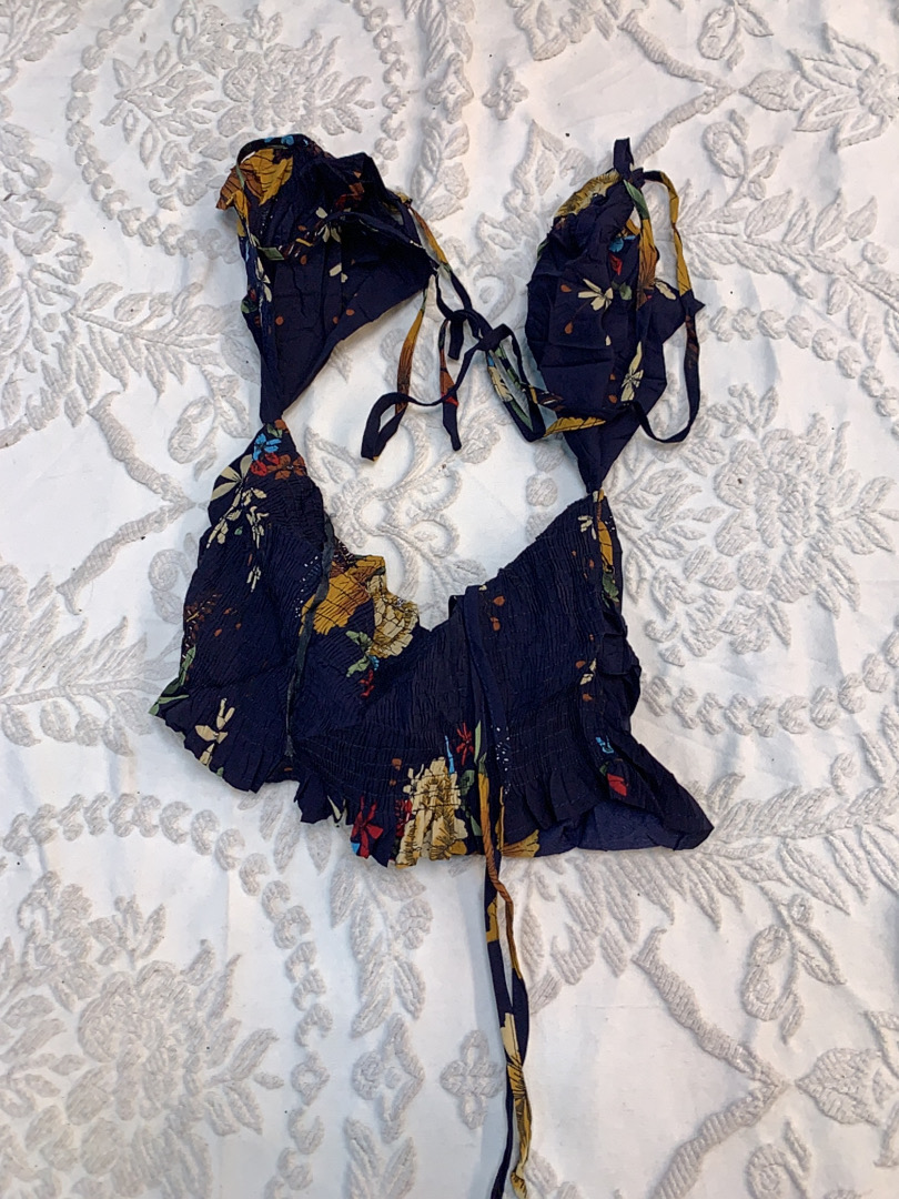 Floral Halter Neck Top
