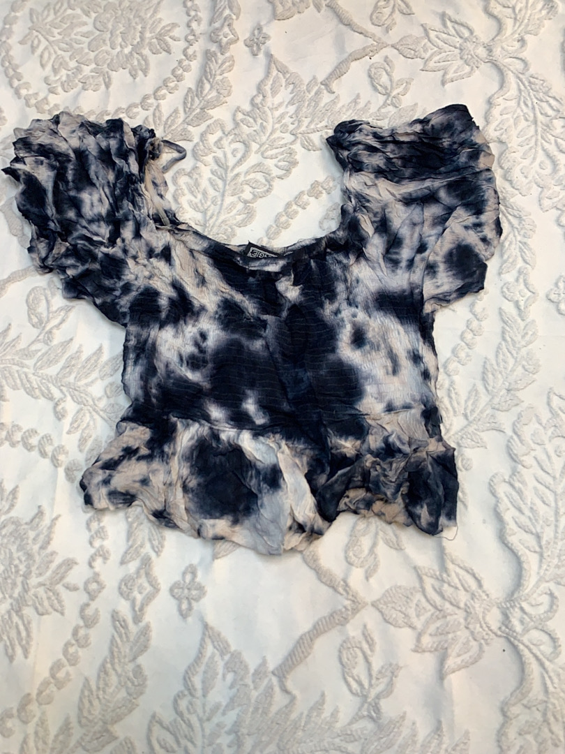 タイダイオフショルダートップ