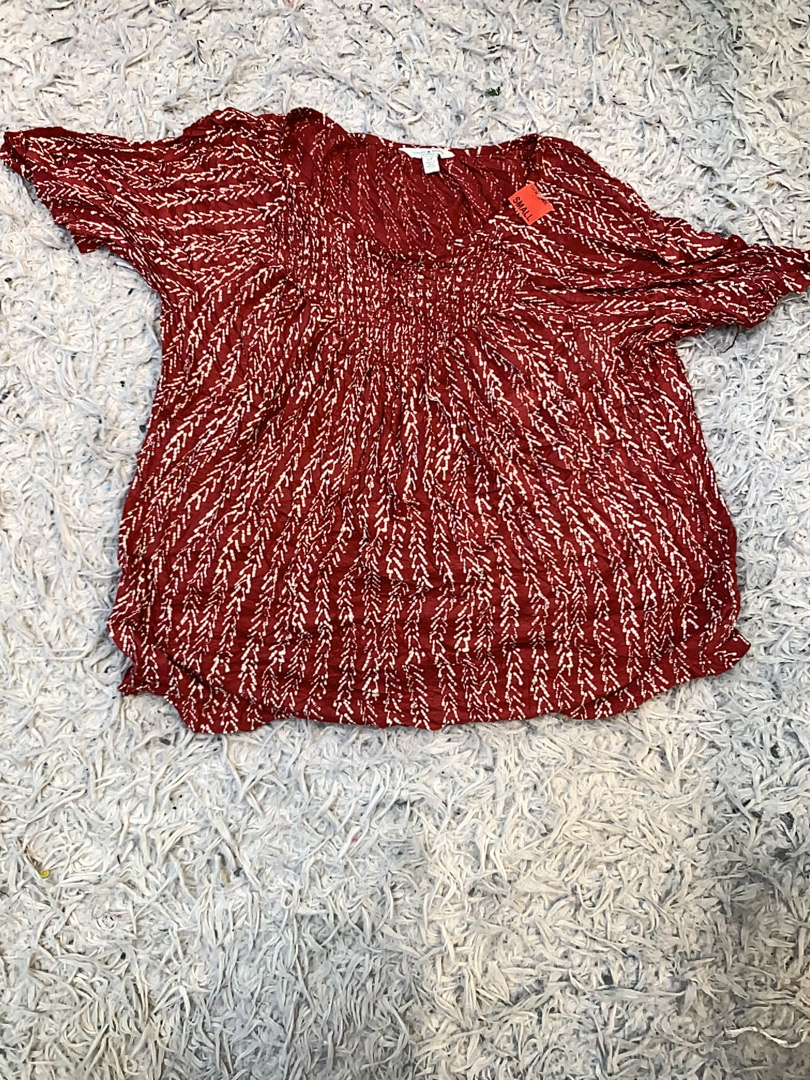 Lucky Brand Red Knit Top