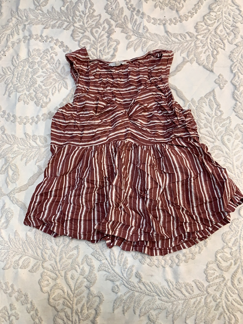 ブラウンストライプ ラッキーブランド トップ