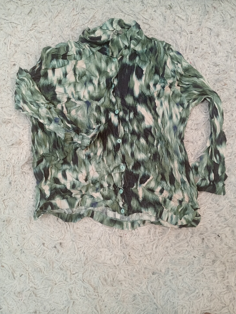 Blusa Verde Tie-Dye