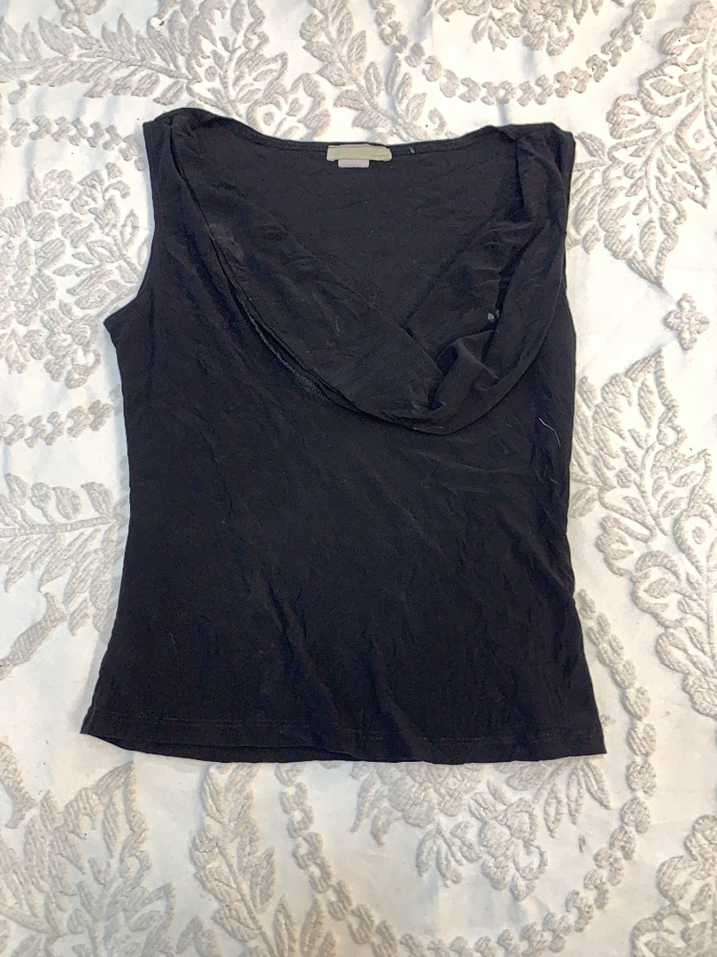 Top Asimmetrico Nero