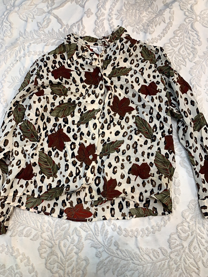 Martinique Leopard Print Blouse
