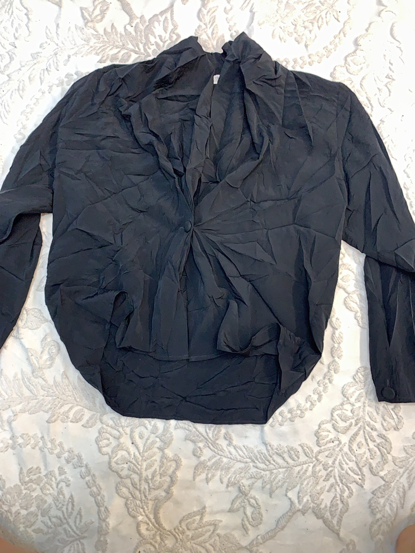 Steeny Barry Blusa Black Tie-Up