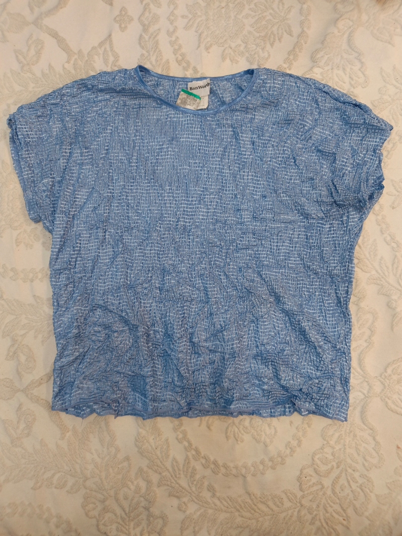 Bon Worth Blue Top