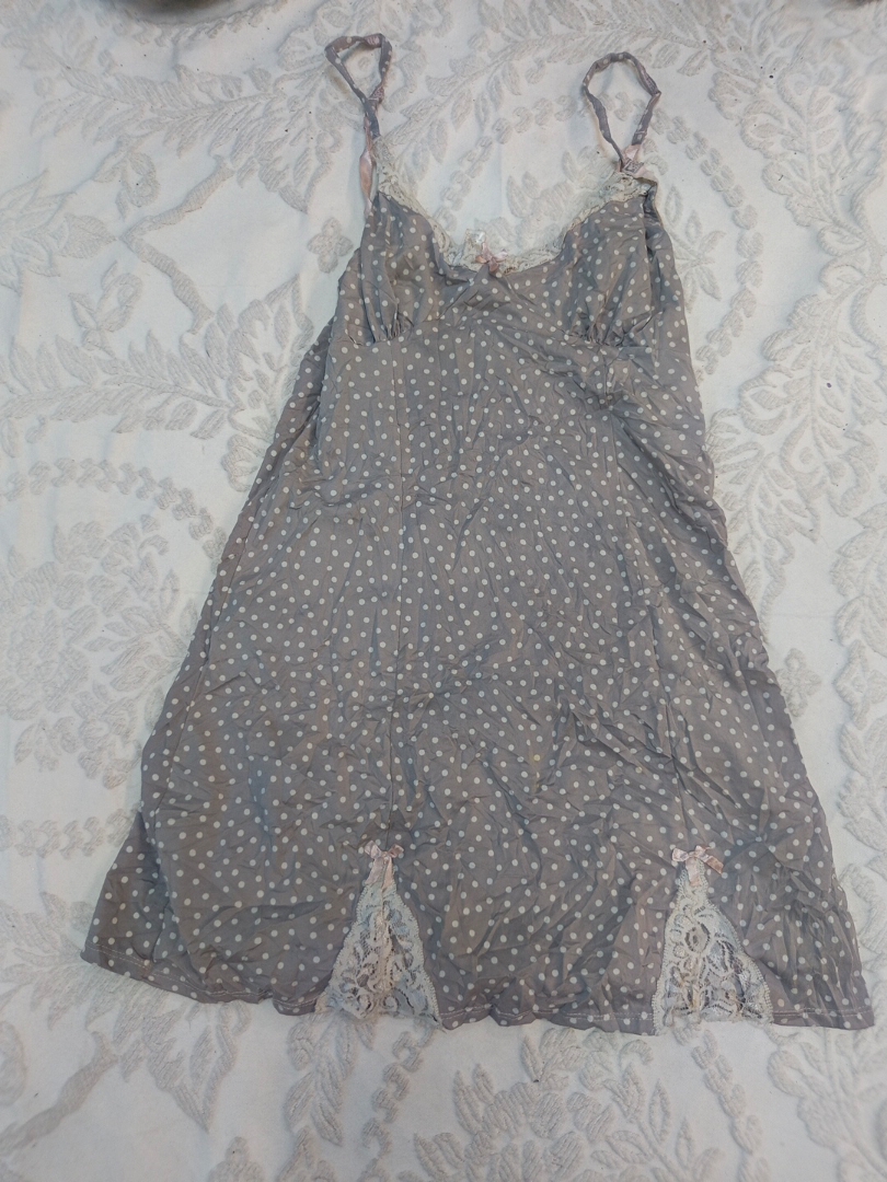 Marilyn Monroe Grey Polka Dot Camisole