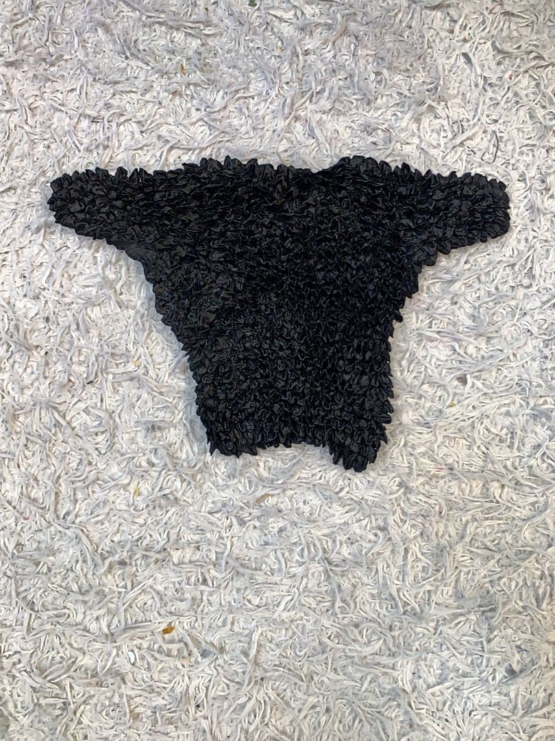 Black Crochet Top
