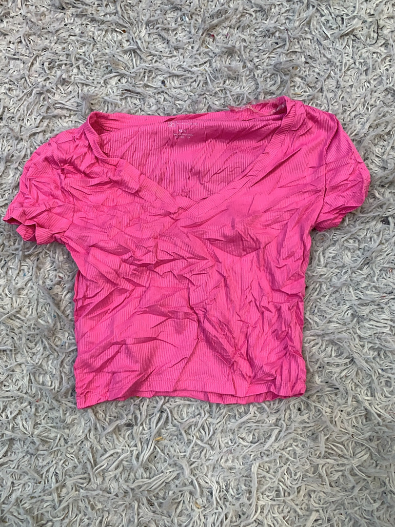 Top Rosa Off-Shoulder