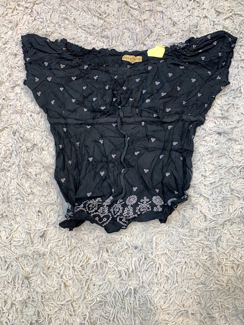 Black Off-Shoulder Top