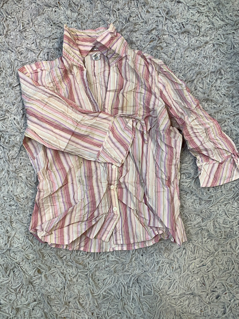 Chemise à boutons rayée pour femme Old Navy